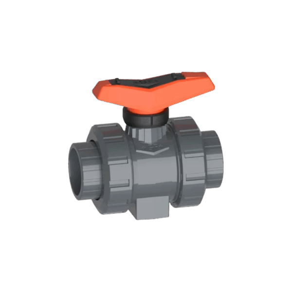 Double Union PVC Ball Valve (Metric)