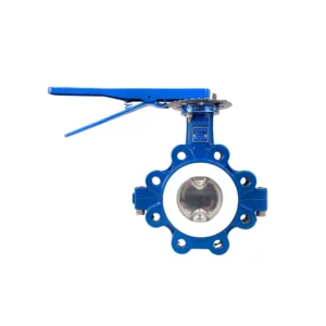 Ductile Iron PTFE Lugged PN16 Butterfly Valve
