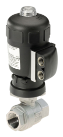 Actuated valve