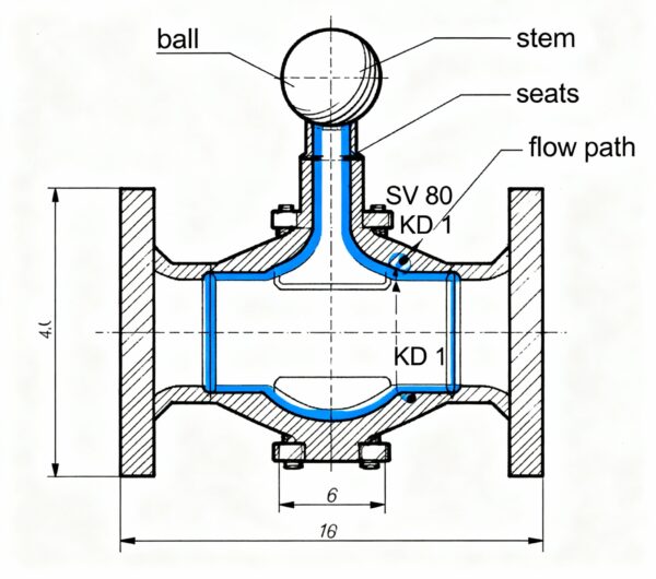 BALL Valve SV80 KD1 BM ENGINEERING | BM Engineering What is a ball valve diagram of valve