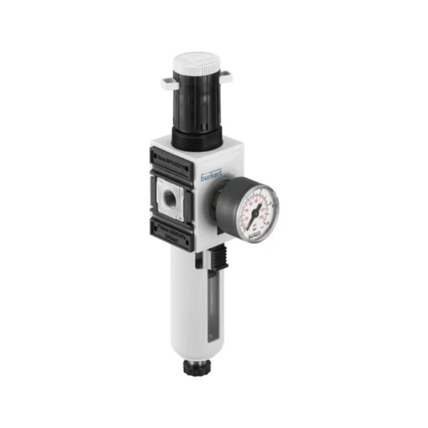 Burkert Filter Regulator, Semi-Auto Drain