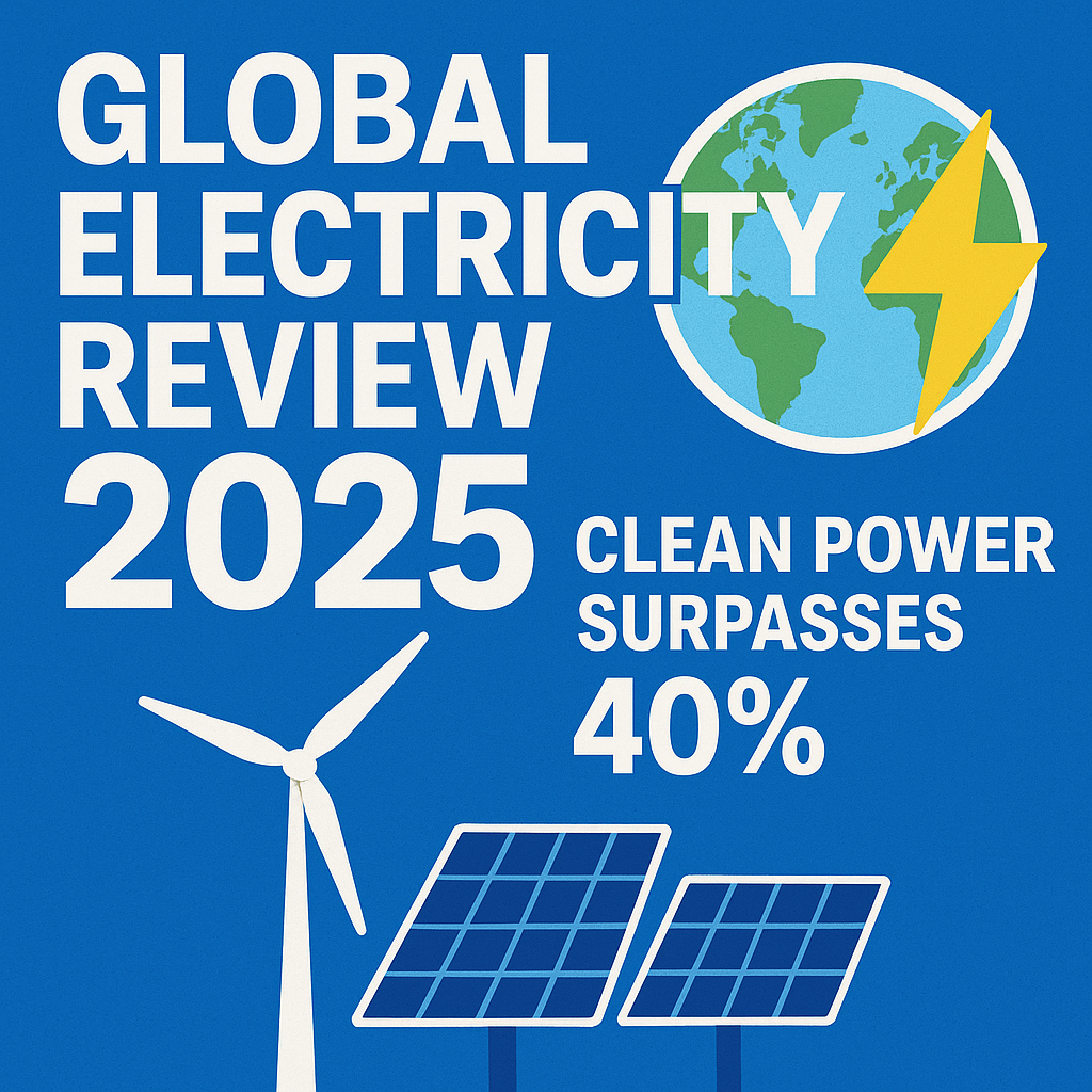 Global Electricity Review 2025: Clean Power Surpasses 40%
