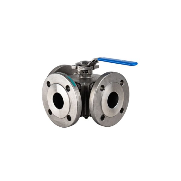 Flanged 3 Way Ball Valves
