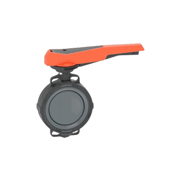 Wafer-style butterfly valve type 567 PVC-U
