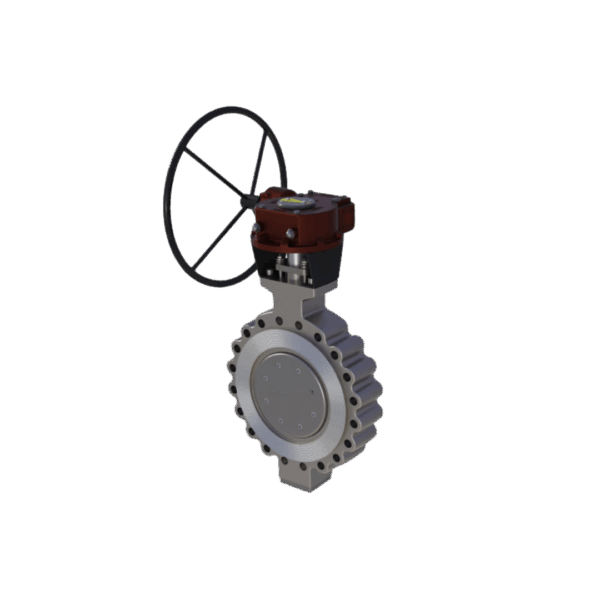 high performance butterfly valve double offset lugged