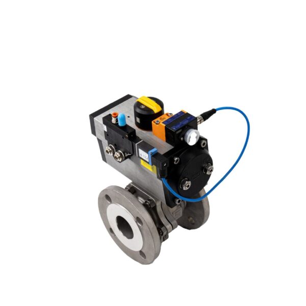 IFM N95001 Exia Proximity Sensor With E12517 Target Puck & Burkert 5470 Namur Exia Solenoid, 139407, Pre-Wired To Sensor With Blue Jumper Cable