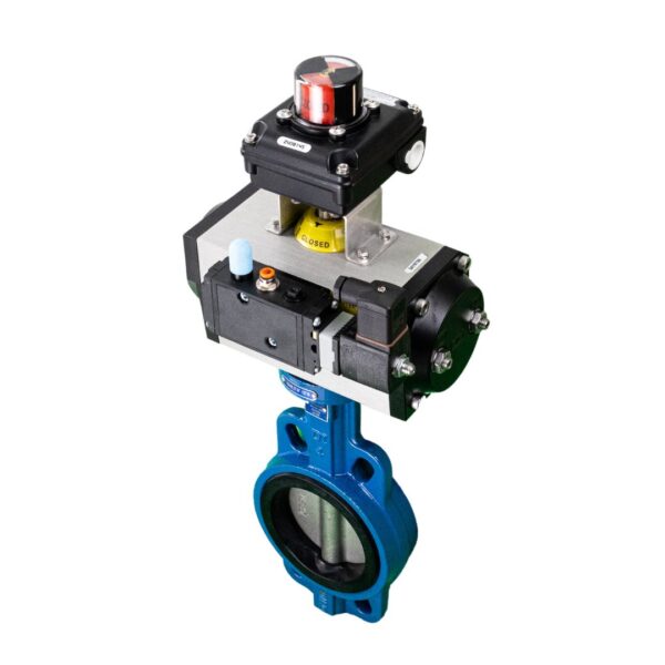 Pneumatic Actuated EPDM Wafer Butterfly Valve
