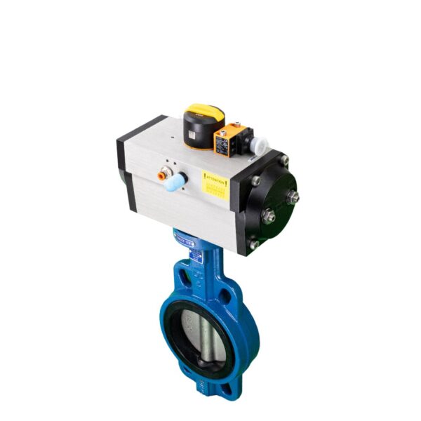 Pneumatic Actuated EPDM Wafer Butterfly Valve