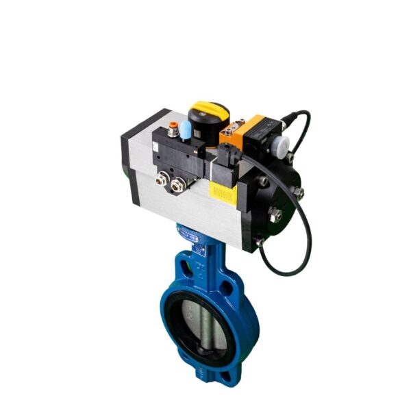 Pneumatic Actuated EPDM Wafer Butterfly Valve