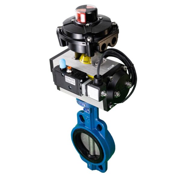 Pneumatic Actuated EPDM Wafer Butterfly Valve