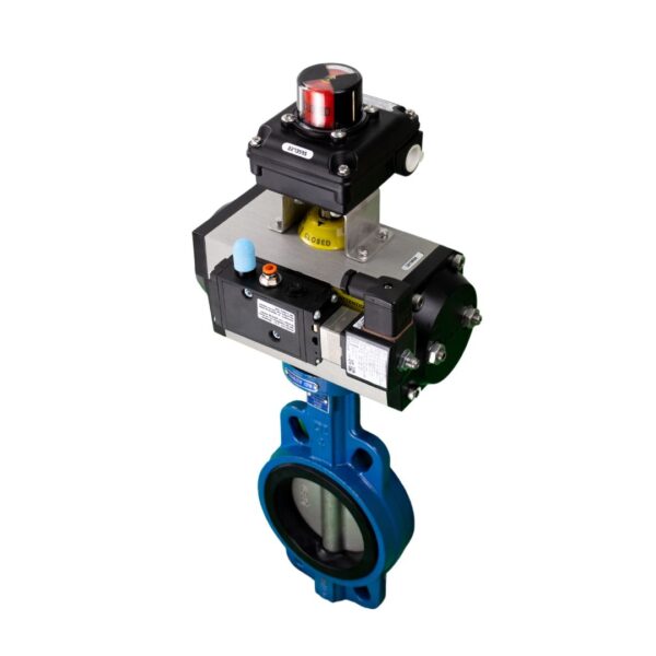 Pneumatic Actuated EPDM Wafer Butterfly Valve