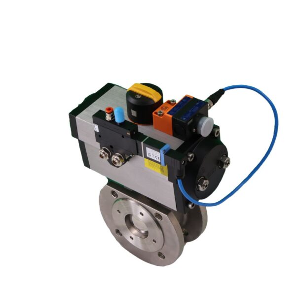 Pneumatically Actuated PN16 Wafer Ball Valve