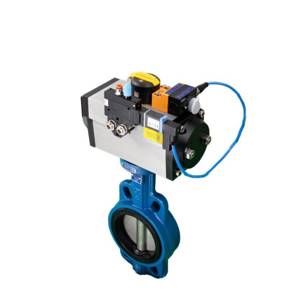 Pneumatic Actuated EPDM Wafer Butterfly Valve