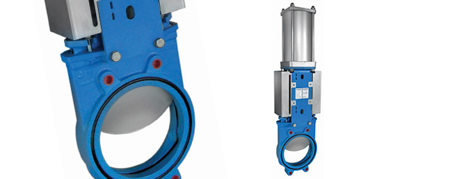 What is a knife gate valve?